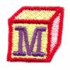 Building Block Letter M