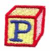 Building Block Letter P
