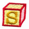 Building Block Letter S