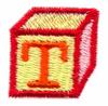 Building Block Letter T