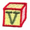 Building Block Letter V