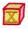 Building Block Letter X