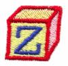 Building Block Letter Z