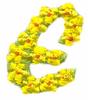 Daisychain Alphabet Letter E