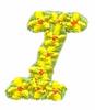 Daisychain Alphabet Letter I