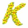 Daisychain Alphabet Letter K