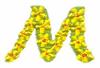Daisychain Alphabet Letter M