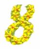 Daisychain Alphabet Number 8