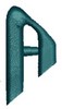 Monogram Alphabet - A (right)