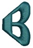 Monogram Alphabet - B (left)