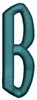 Monogram Alphabet - B (center)