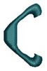 Monogram Alphabet - C (left)