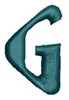 Monogram Alphabet - G (left)