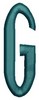 Monogram Alphabet - G (center)