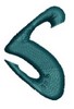 Monogram Alphabet - S (left)