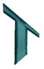 Monogram Alphabet - T (right)