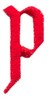 Christmas Card Font - p