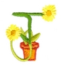 Potted Flower Letter J