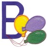 Children's Alphabet  Letter B - Balloons (Large)