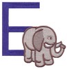 Children's Alphabet  Letter E - Elephant (Large)