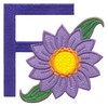 Children's Alphabet  Letter F- Flower (Small)