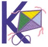 Children's Alphabet  Letter K - Kite (Small)