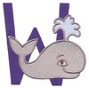 Children's Alphabet  Letter W - Whale (Small)