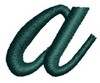 Script Alphabet Small A