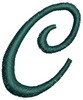 Script Alphabet Capital C