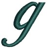 Script Alphabet Lower Case g