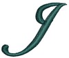 Script Alphabet Capital I