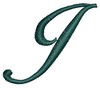 Script Alphabet Capital J