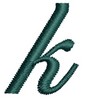 Script Alphabet Lower Case k