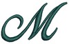 Script Alphabet Capital M