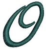 Script Alphabet Capital O