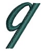 Script Alphabet Lower Case q