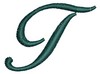 Script Alphabet Capital T