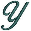 Script Alphabet Capital Y