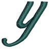 Script Alphabet Lower Case y