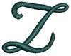 Script Alphabet Capital Z