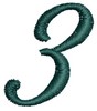 Script Alphabet Number 3