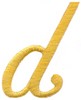 Victorian Alphabet (Lowercase) d