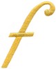 Victorian Alphabet (Lowercase) f