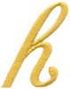 Victorian Alphabet (Lowercase) h