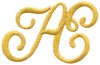 Victorian Alphabet AE Ligature (uppercase)