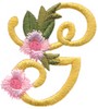 Victorian Floral Alphabet G