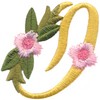 Victorian Floral Alphabet O