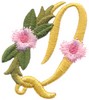Victorian Floral Alphabet Q