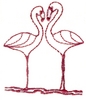 Pair of Flamingos