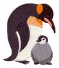 Mother and Chick Penguins